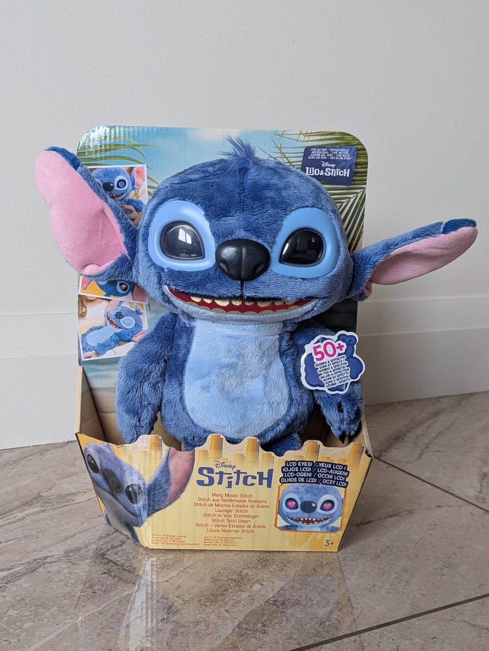 Just Play Disney Stitch Many Moods 14-inch Interactive Plush
